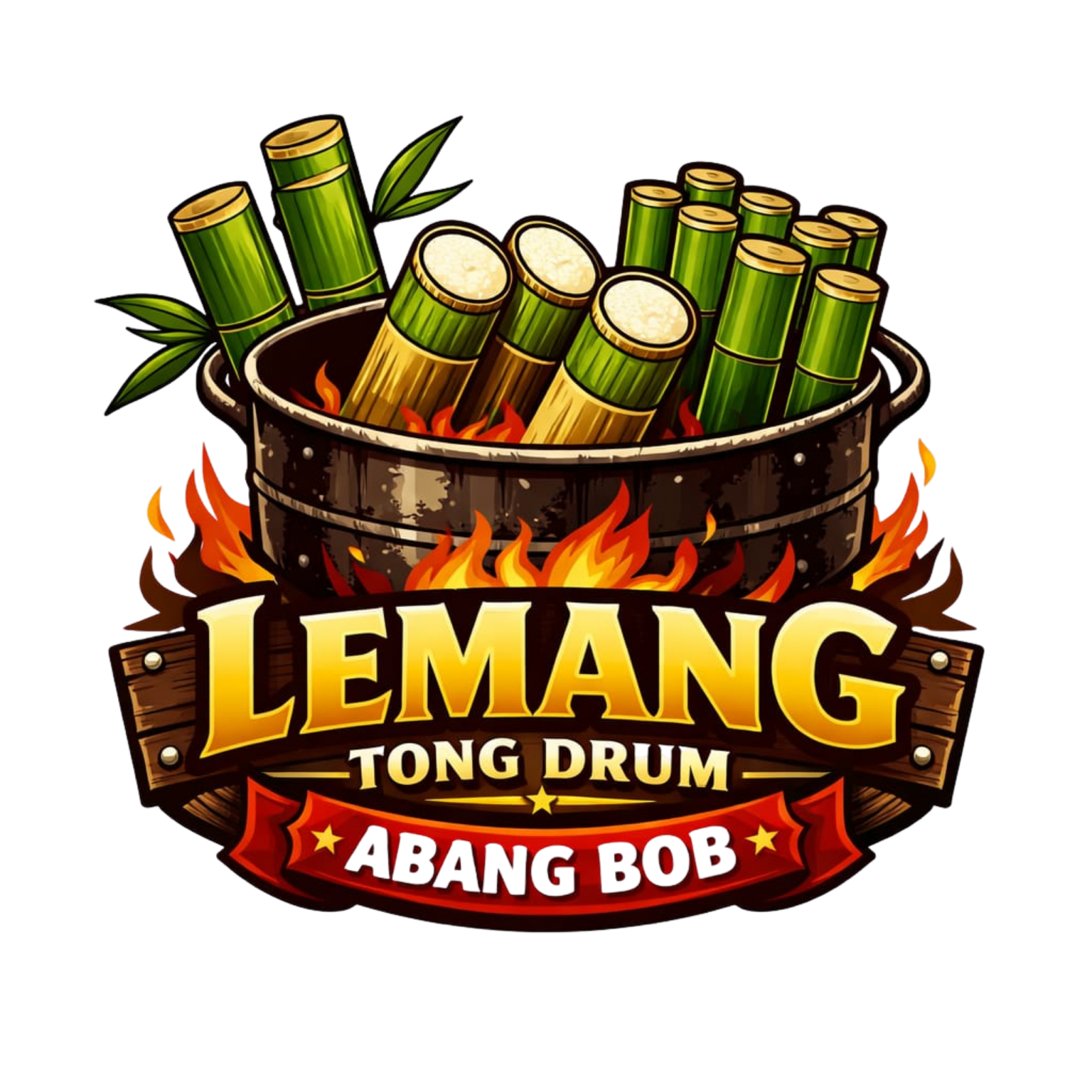 Lemang Tong Drum Abang Bob